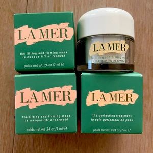 La Mer lifting and firming mask x3 & perfecting treatment x1